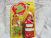 1978 Mattel Shoe baby beans doll pretty party beans doll. This item is new old stock and factory sealed but there a spot on the front of package that has a few small scraps on it. There was an old woman who lived in a shoe, she had lots of shoe baby beans
