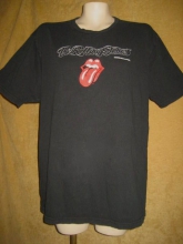 Rolling Stones Black Shirt Tongue Logo
