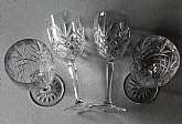 Up for sale are these Cristal D'Arques-Durand Provence Set of Four Goblets in excellent condition with no chips or cracks. They measure approx. 7 5/8" Tall.Shipping Excludes: Alaska/Hawaii, US Protectorates, APO/FPO, PO BoxShipping Provided to the
