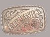 Vintage 1985 JACK DANIELS Old No7 Whiskey Silver Tone Metal Unisex Belt Buckle