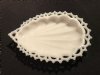 Westmoreland Glass Milk Glass Lace Edge Shell-Shaped Dish - 1950s - from DustyMillerAntiques