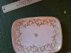 Vintages Limoges France handpainted Saks Fifth Avenue real Gold fleur de lis porcelain soap dish French saks 5th avenue fleur-de-lis