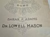 Nearer , My God To Thee Piano Sheet music from the year 1927