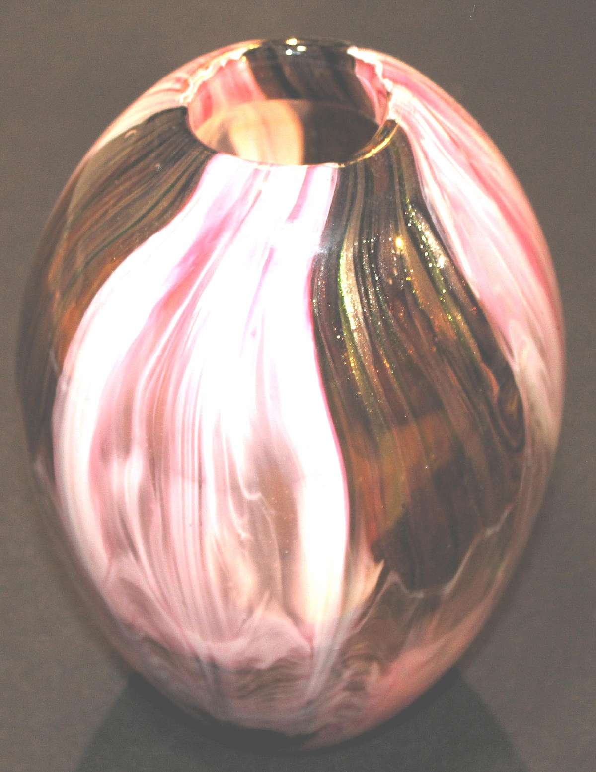Up for sale is this Art Glass Heavy Multicolored Vase in great condition with no chips or cracks. Measures approx. 10 1/2"T and weighs over 9 pounds. Shipping Excludes: Alaska/Hawaii, US Protectorates, APO/FPO, PO BoxShipping Provided to the United