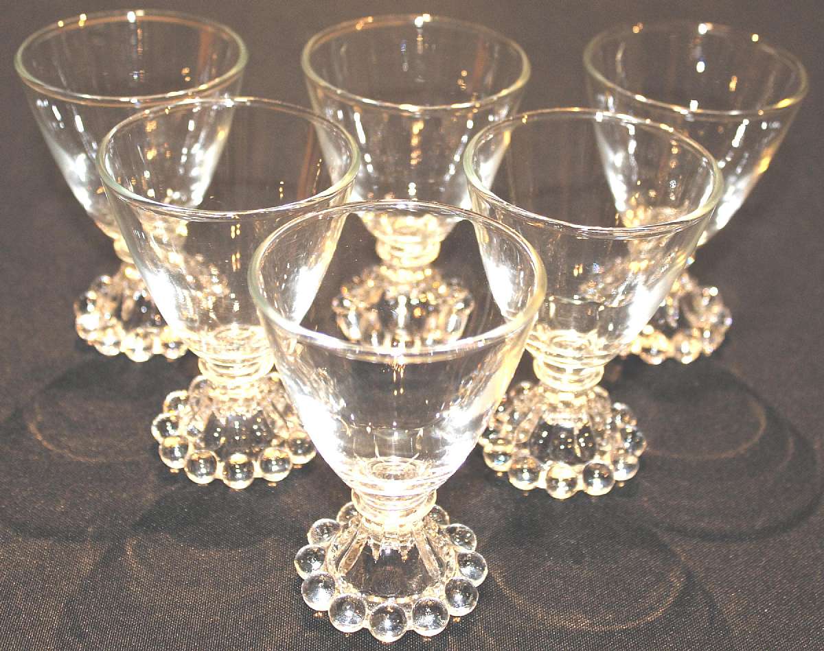Up for sale are these Anchor Hocking Boopie Set Of Six 3 3/4" by 2 3/4"W Liquor Cocktail Glasses in excellent condition with no chips or cracks.  Shipping Excludes: Alaska/Hawaii, US Protectorates, APO/FPO, PO BoxShipping Provided to the Unite