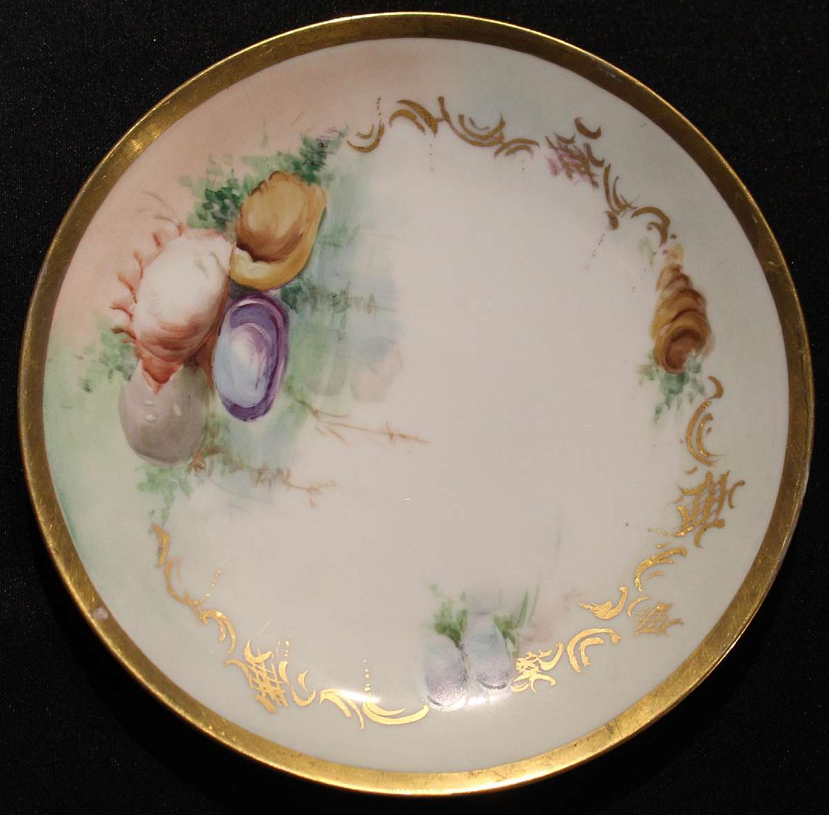 Up for sale is this antique Gotham Austria Decorative Plate in great condition with no chips or cracks and minor gold wear. Measures approx. 8 1/4"W.Shipping Excludes: Alaska/Hawaii, US Protectorates, APO/FPO, PO BoxShipping Provided to the United