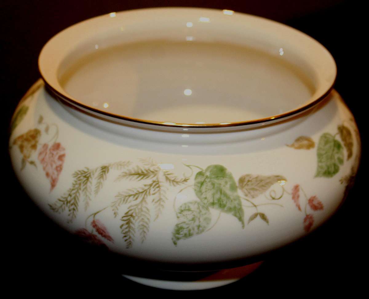 Up for sale is this Lenox Natures Collection Large Beautiful Decorative Bowl USA in excellent condition with no chips or cracks. Measures approx. 10 inches wide at its widest point & about 5 3/4 inches tall. Shipping Excludes: Alaska/Hawaii, US Prote