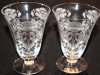 Tiffin Flanders 8 oz. Clear Glasses, Set of 2, 4 3/4 Inch